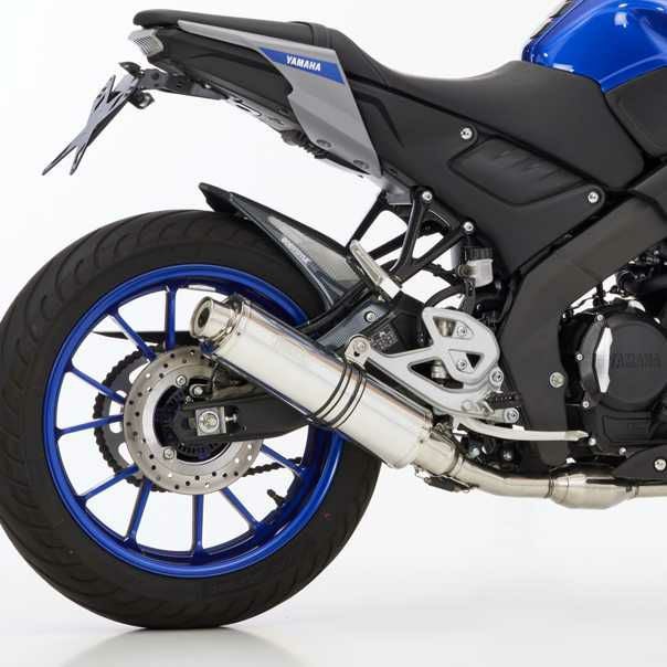 HURRIC フルエキゾーストマフラー Supersport シルバー YAMAHA MT-125