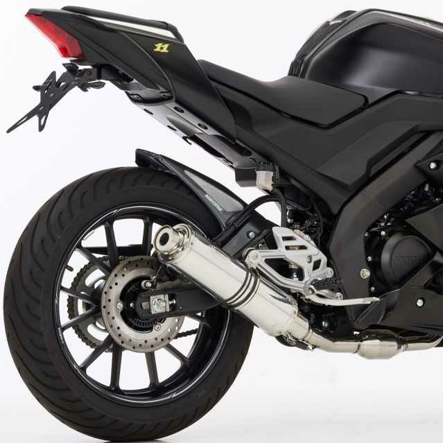 HURRIC フルエキゾーストマフラー Supersport シルバー YAMAHA MT-125