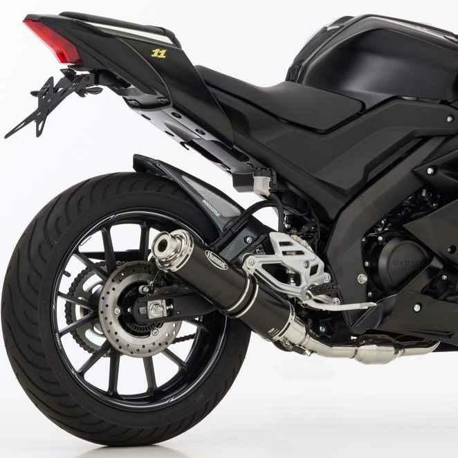 HURRIC フルエキゾーストマフラー Supersport ブラック YAMAHA MT-125
