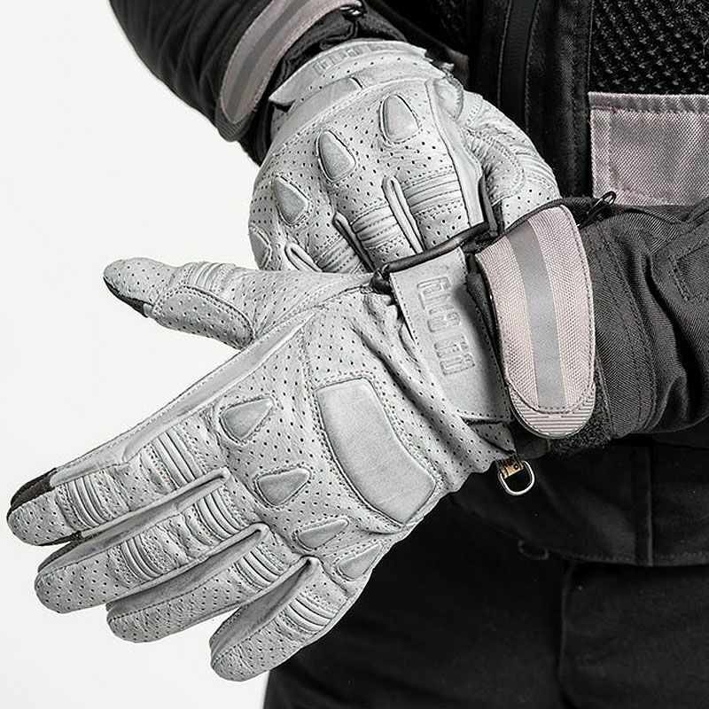PILOT 2 MAN レザーグローブ グレー By City | バイクカスタムパーツ