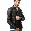 KINGS 2 MAN ウインター レザージャケット ブラック By City_3
