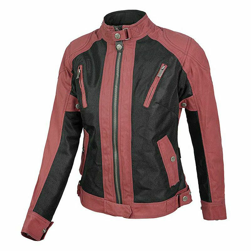 TENEREE VENTY 3 LADY レディース バイクジャケット バーガンディー By
