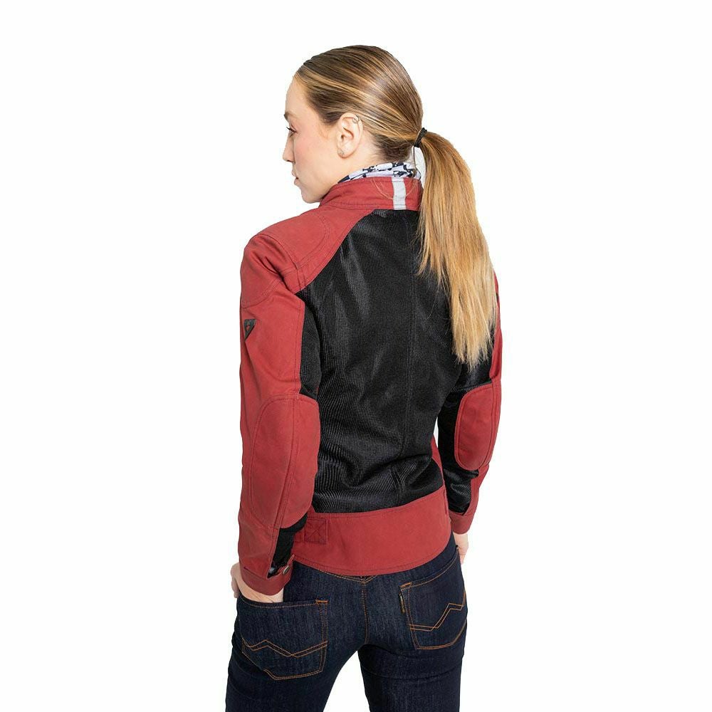 TENEREE VENTY 3 LADY レディース バイクジャケット バーガンディー By