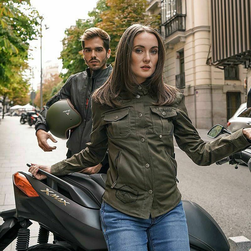 SUV LADY レディース バイクジャケット グリーン By City | バイク