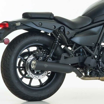 エリミネーター 400 スリップオンマフラー CROSS TWIN BLACK モリワキ 