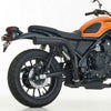 HONDA CL500 (2023-) ハイアップスリップオンマフラー (2-1) Double Groove マットブラック FALCON_1