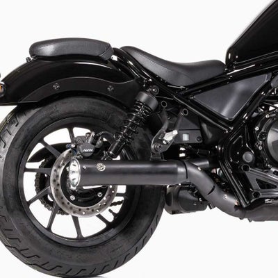 Honda レブル250 (型式：2BK-MC49) パワーヘッダーW マットブラック 