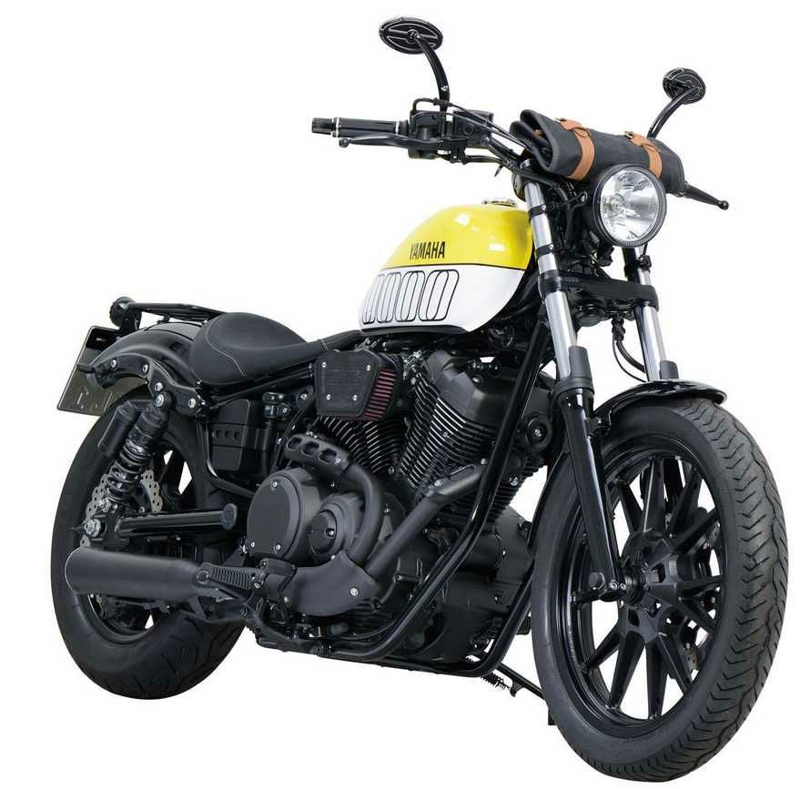 Falcon Double Groove スリップオン Rebel500 2025 マットブラック