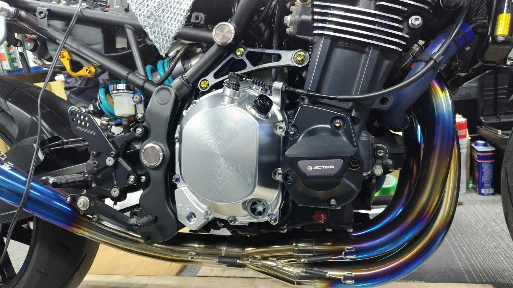 Ten Win Japan製KAWASAKI Z900RS専用アルミビレットクラッチカバー