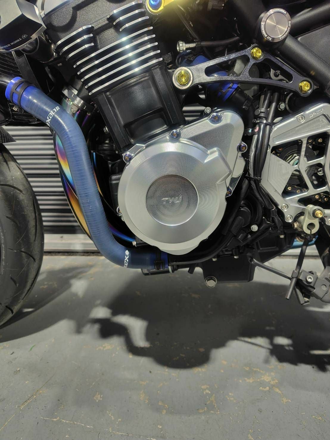 Ten Win Japan製KAWASAKI Z900RS専用アルミビレットダイナモカバー