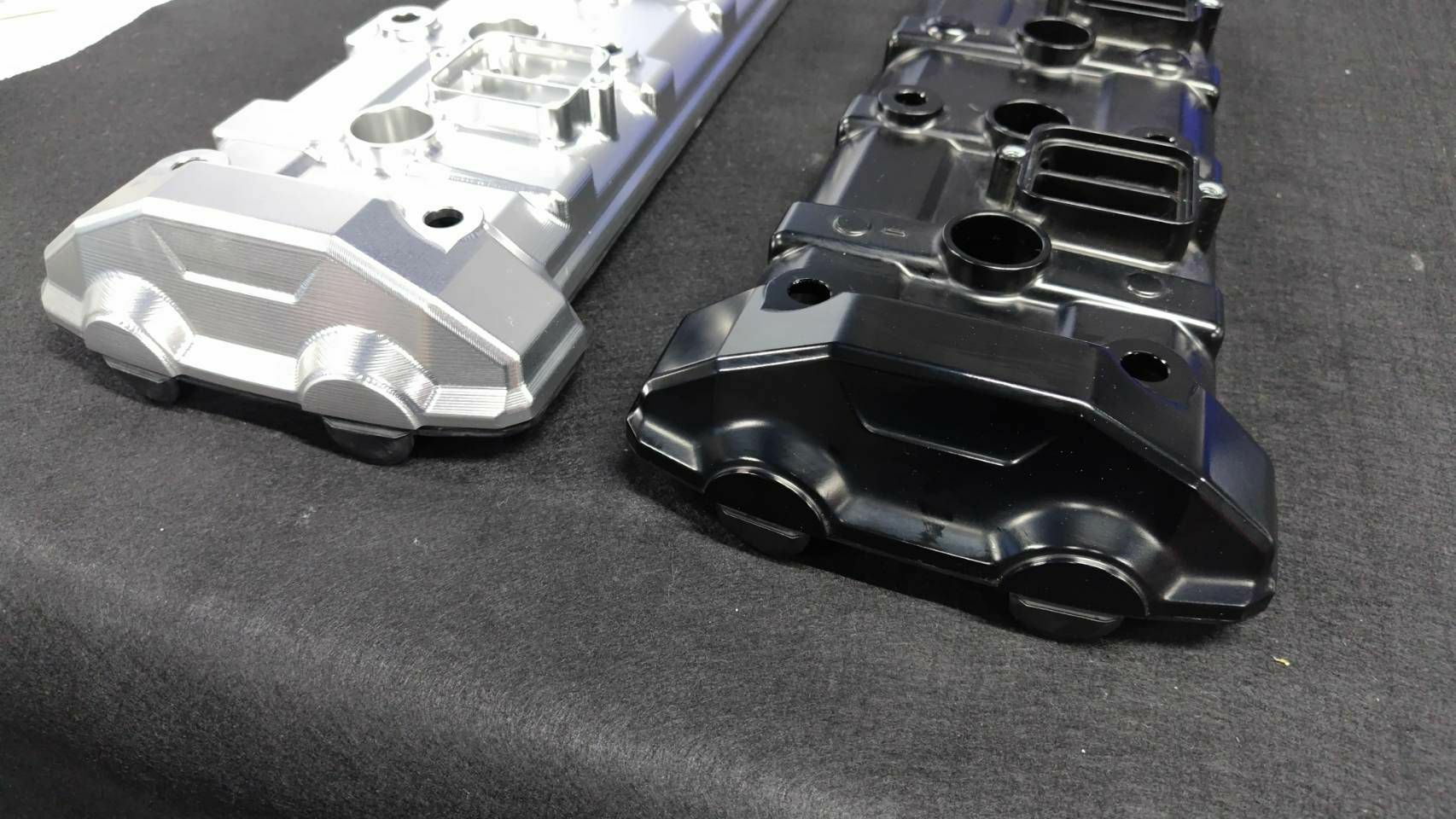 Ten Win Japan製KAWASAKI Z900RS専用アルミビレットヘッドカバー 素地