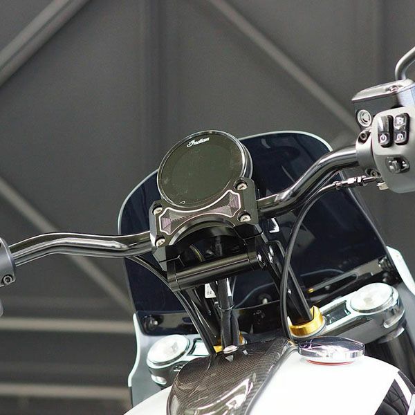 インディアン チーフ/スカウト プルバックライザー用メーターケース NOY’S_1