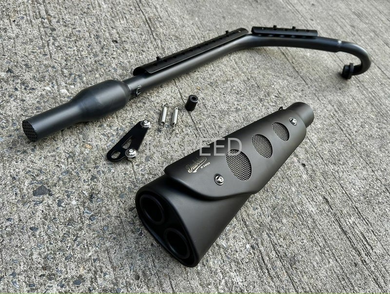 ハンターカブ CT125 フルエキゾーストマフラー レトロスクランブラー 