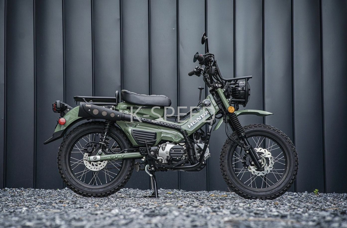 ハンターカブ CT125 フルエキゾーストマフラー レトロスクランブラー