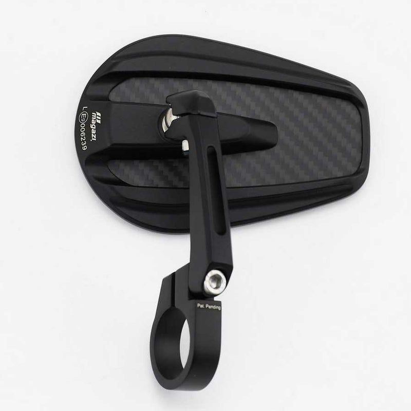 汎用バーエンドミラー MAGAZI XC-80 ブラック PROTECH_1