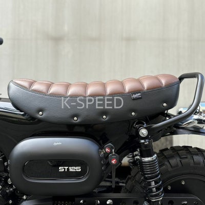 K-SPEED Diabolus DX068 seatブラウンストライプシート brown 