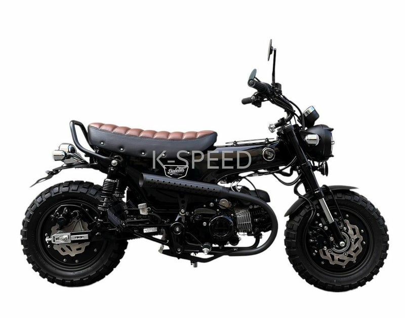 ホンダ ダックス125 ツートンカスタムシート Diabolus ラージスクエア 