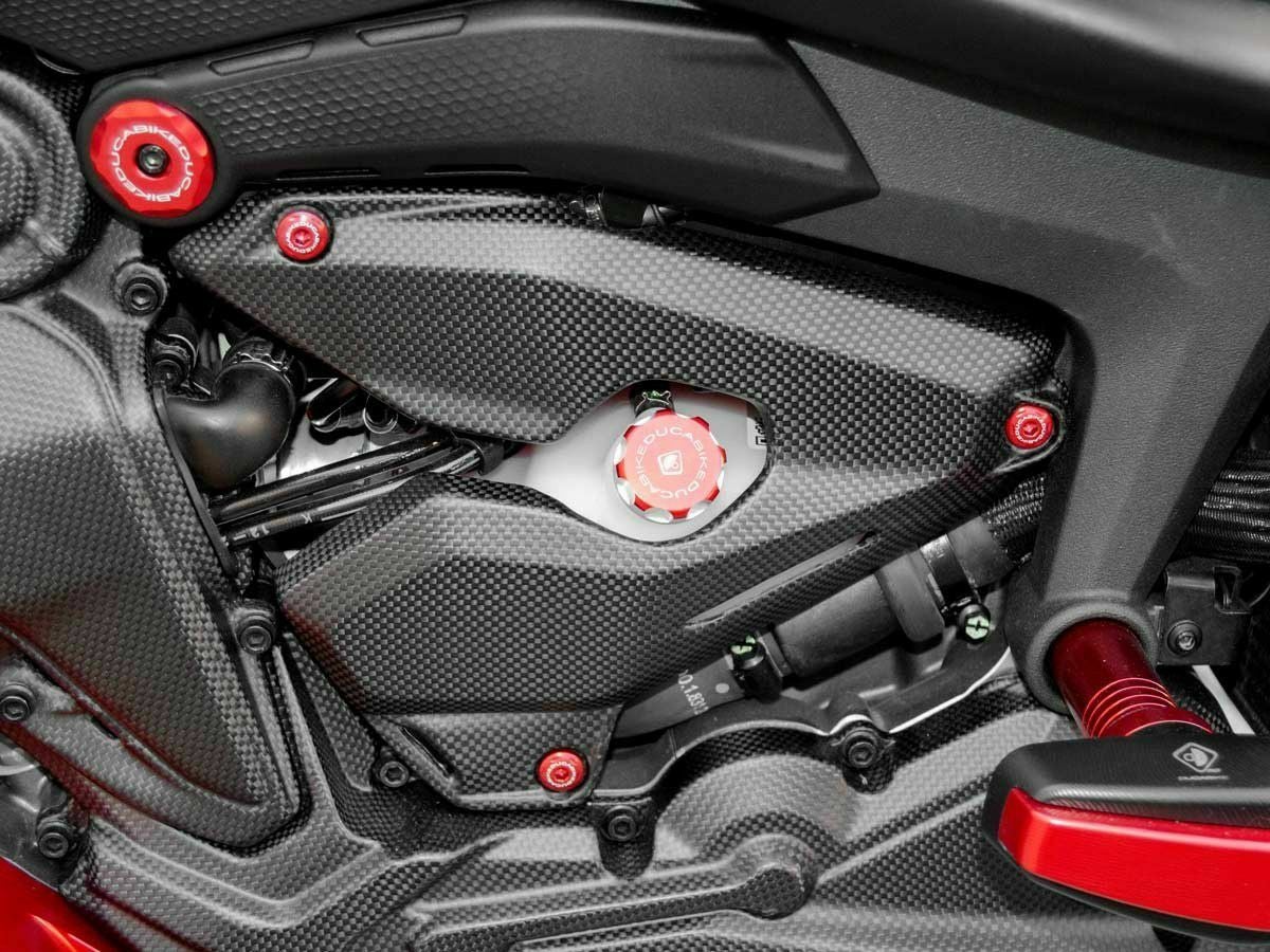 DUCABIKE カーボンサイドカバー (左右セット) マット仕上げ DUCATI