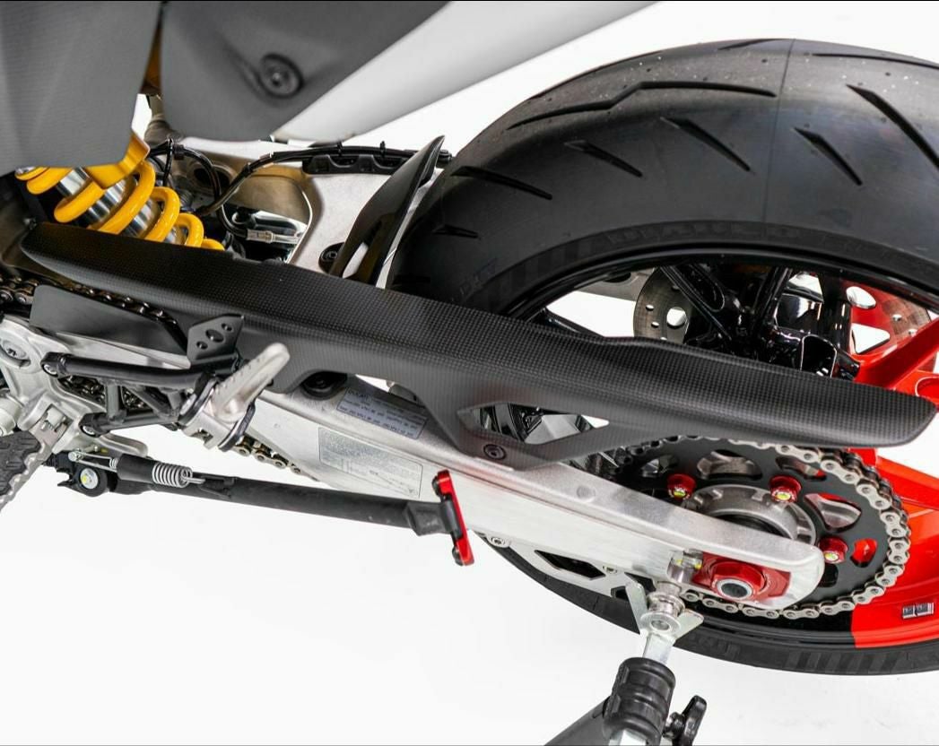 DUCABIKE カーボンチェーンガード マット仕上げ DUCATI ハイパー