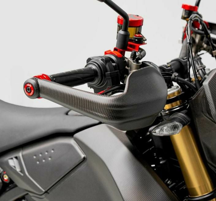 DUCABIKE カーボンハンドガード マット DUCATI ハイパーモタード