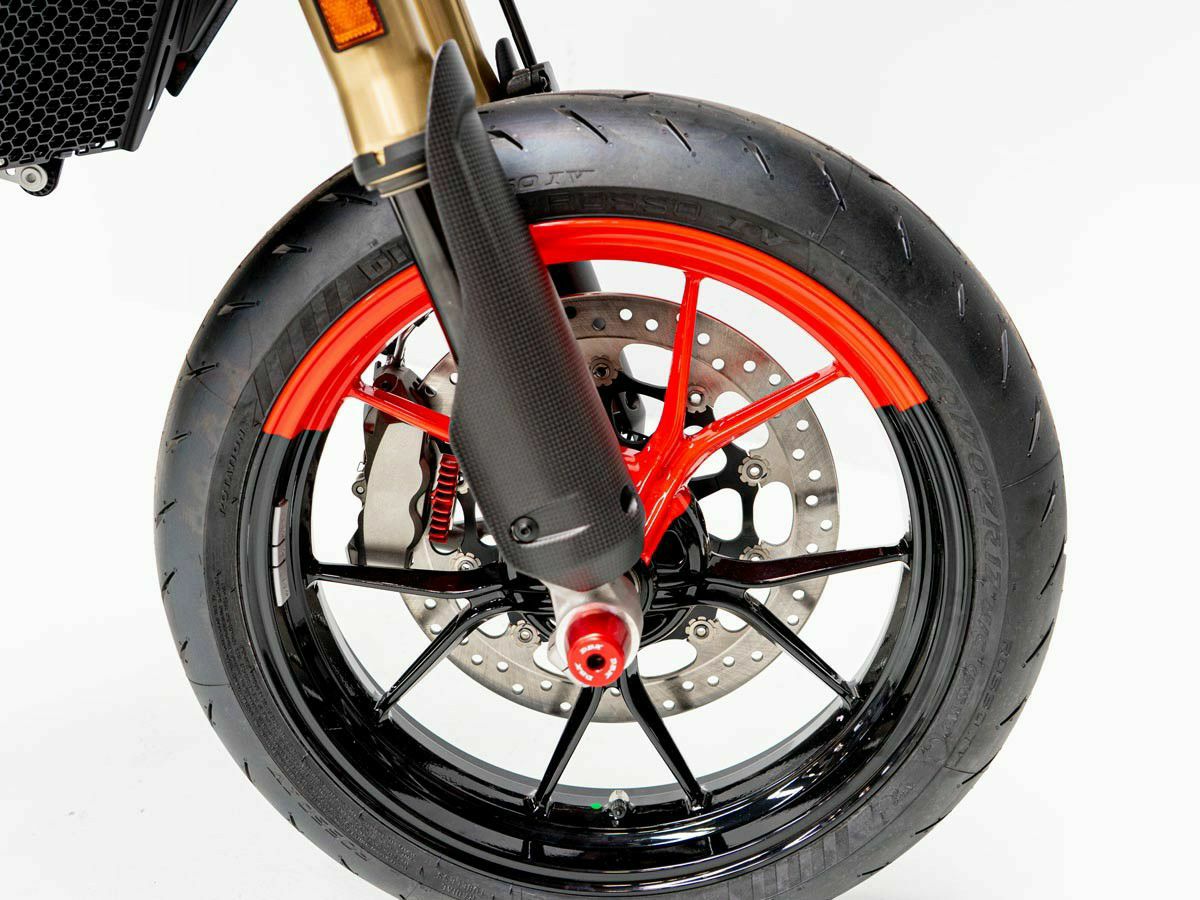 DUCABIKE カーボンフロントフォークカバー (左右セット) マット DUCATI
