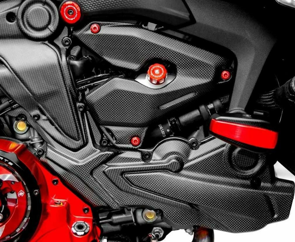 DUCABIKE カーボンホリゾンタルベルトカバー マット仕上げ DUCATI