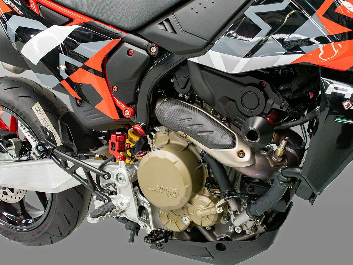 DUCABIKE カーボンマフラーパイプヒートガード マット仕上げ DUCATI