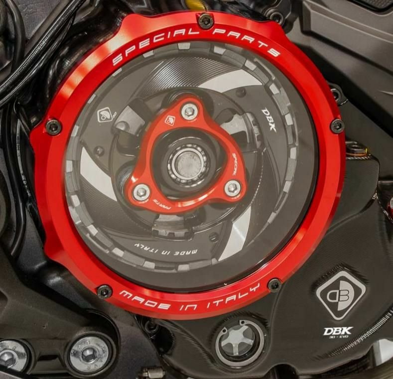 バイク部品　ドゥカティ　取外し車種不明　クラッチセット　APTC for DUCATI　フリクションディスク摩耗あり　中古品 DUCABIKE クラッチプレッシャープレート DUCATI モンスター937