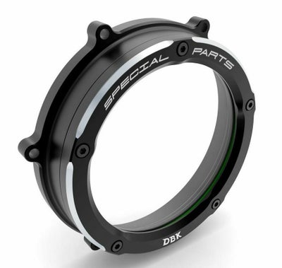 DUCABIKE クリアクラッチカバー ブラック/ブラック DUCATI ムルティ 