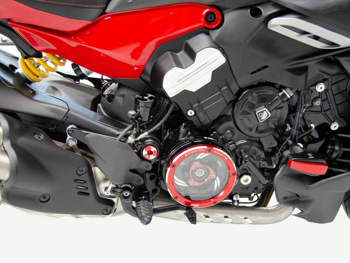 DUCABIKE クリアクラッチカバー用クランクケースカバー ブラック