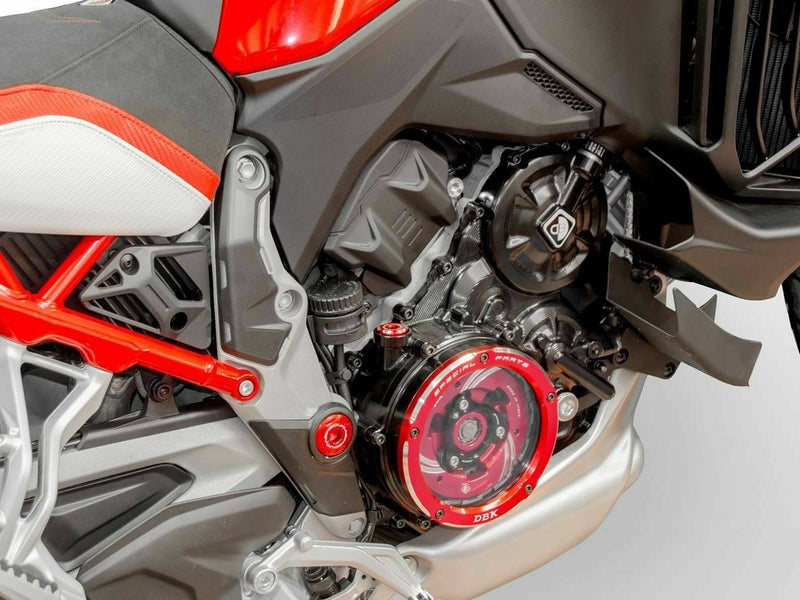 DUCABIKE クリアクラッチカバー用クランクケースカバー ブラック 