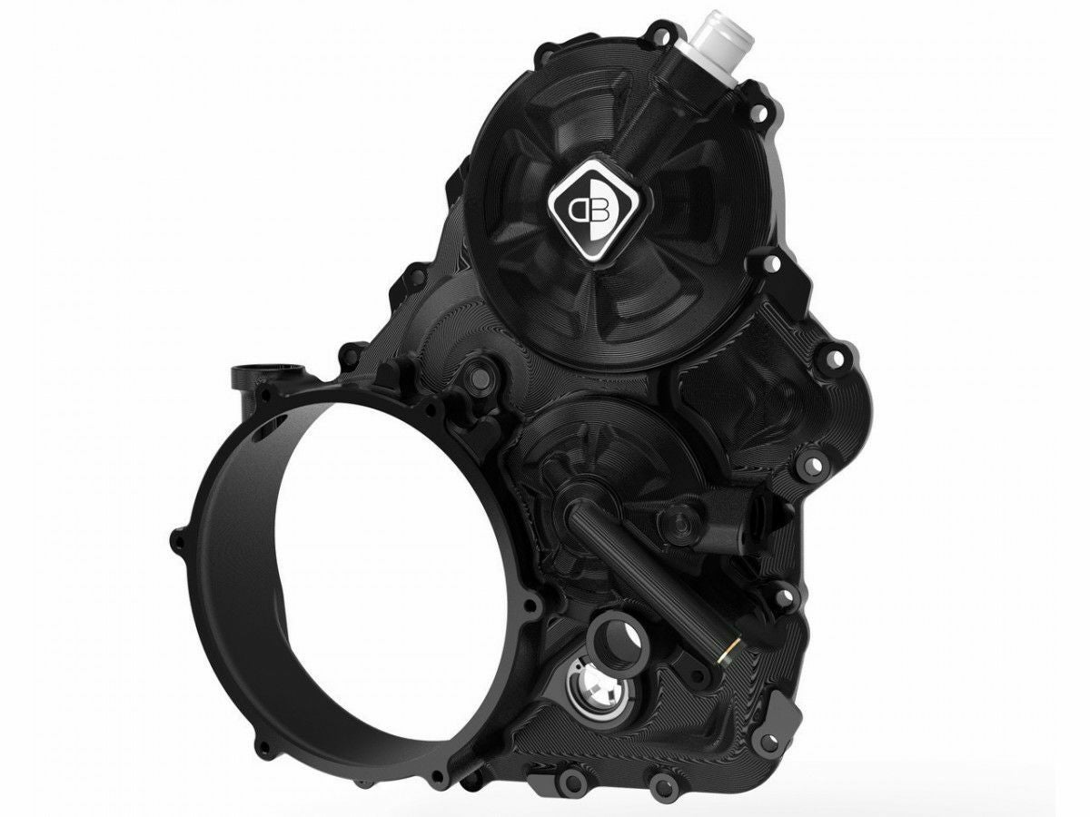 DUCABIKE クリアクラッチカバー用クランクケースカバー ブラック