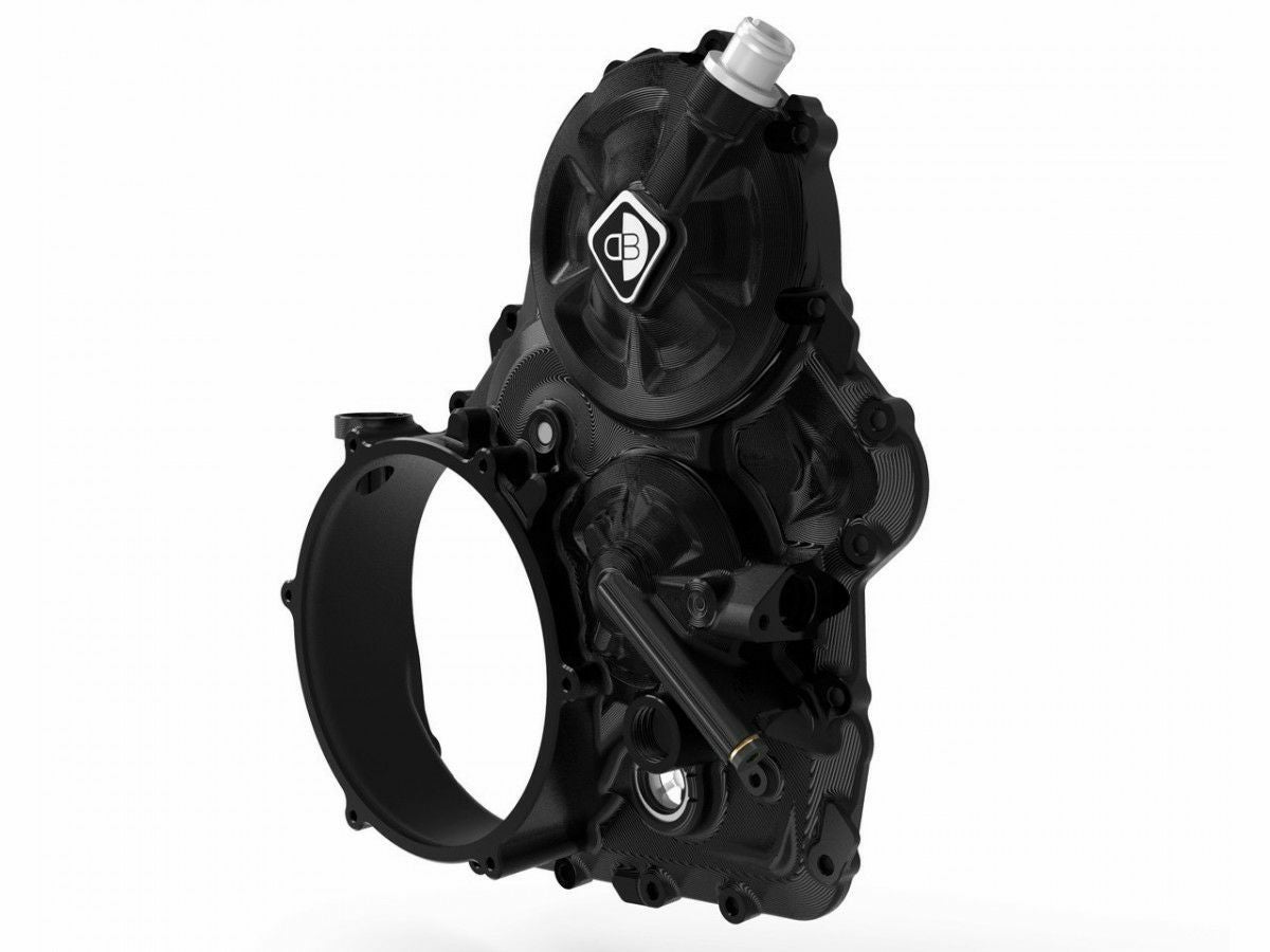 DUCABIKE クリアクラッチカバー用クランクケースカバー ブラック