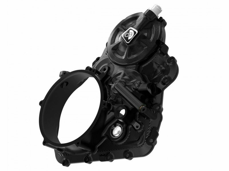 DUCABIKE クリアクラッチカバー用クランクケースカバー ブラック