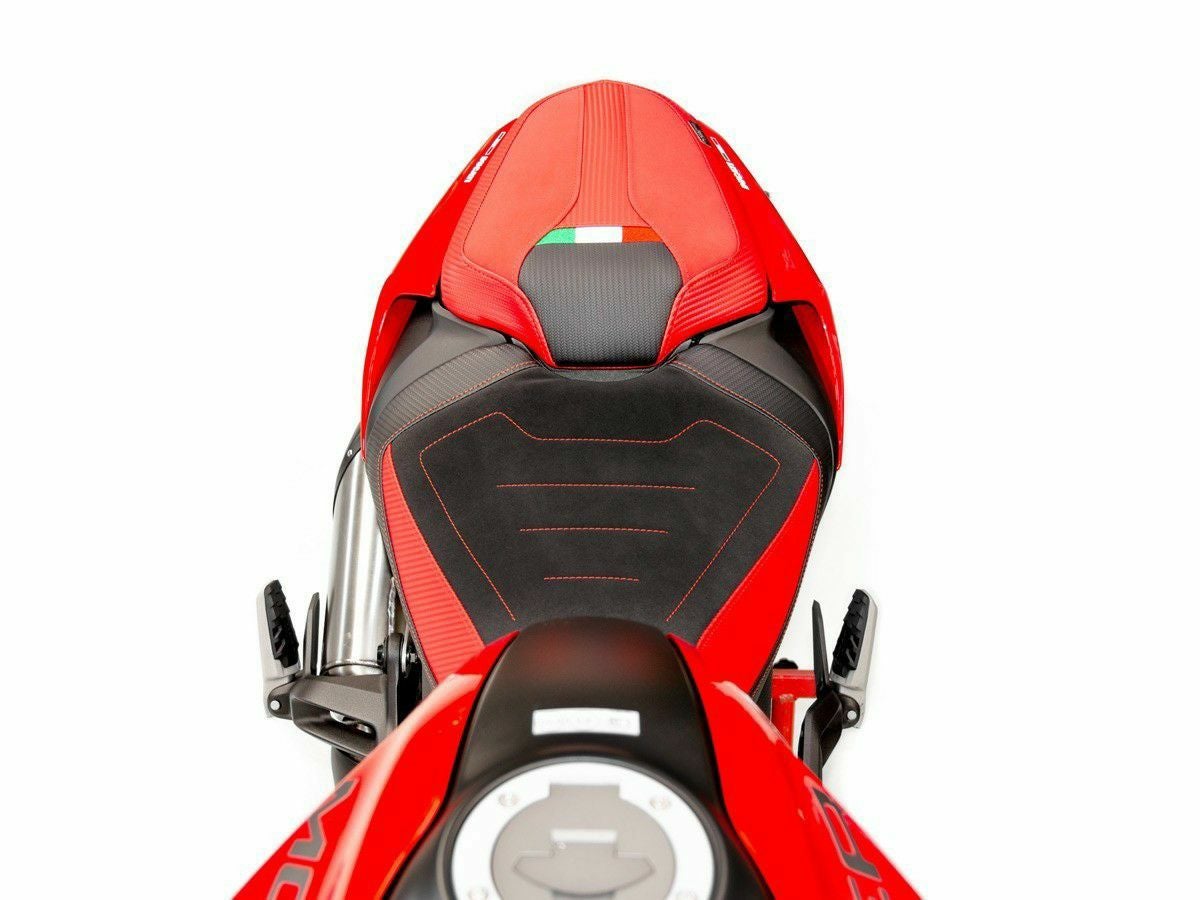 DUCABIKE コンフォートシートカバーブラック/レッド DUCATI モンスター
