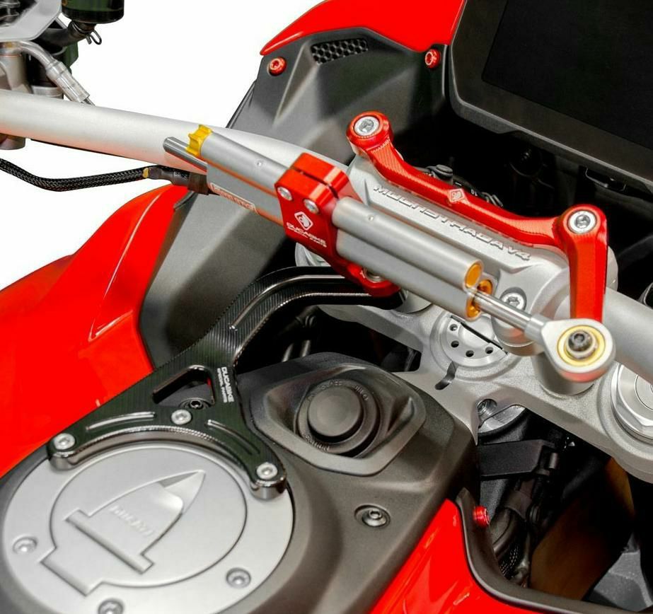 DUCATI モンスター　純正パーツセット シート カウル ステアリングダンパー DUCABIKE ステアリングダンパーマウントキット ブラック/レッド DUCATI