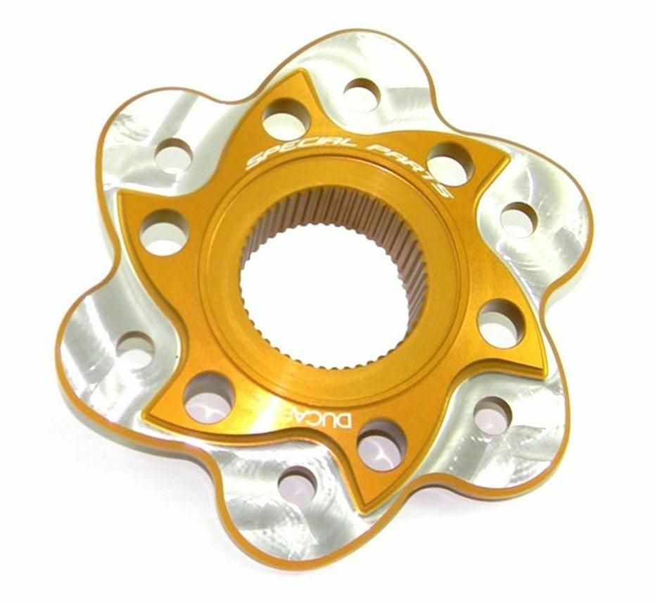 DUCABIKE リアスプロケットフランジ ゴールド DUCATI ムルティ