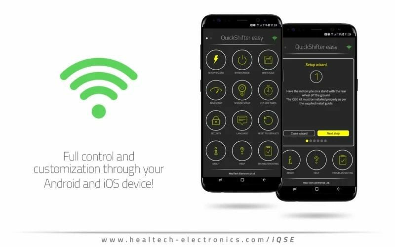 HEALTECH クイックシフター EASY | iQSE-W1+QSR-F2F