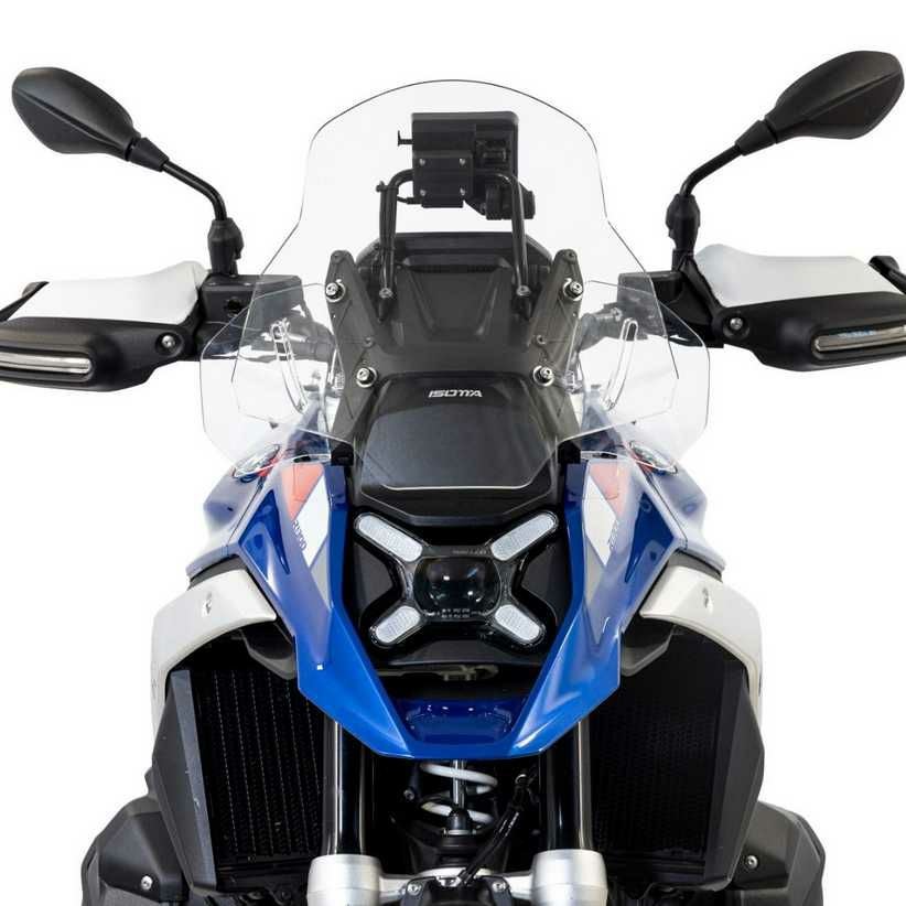 ＨＰ２メガモト　ISOTTA イソッタ:ウインドシールド　クリア450ｍｍ　入手困難　程度良好　ＢＭＷ ISOTTA(イソッタ)