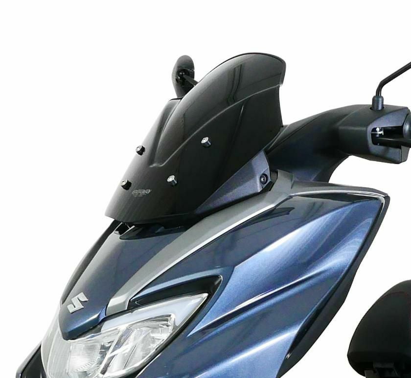 MRA ツーリングスクリーン T ブラック SUZUKI バーグマンストリート125