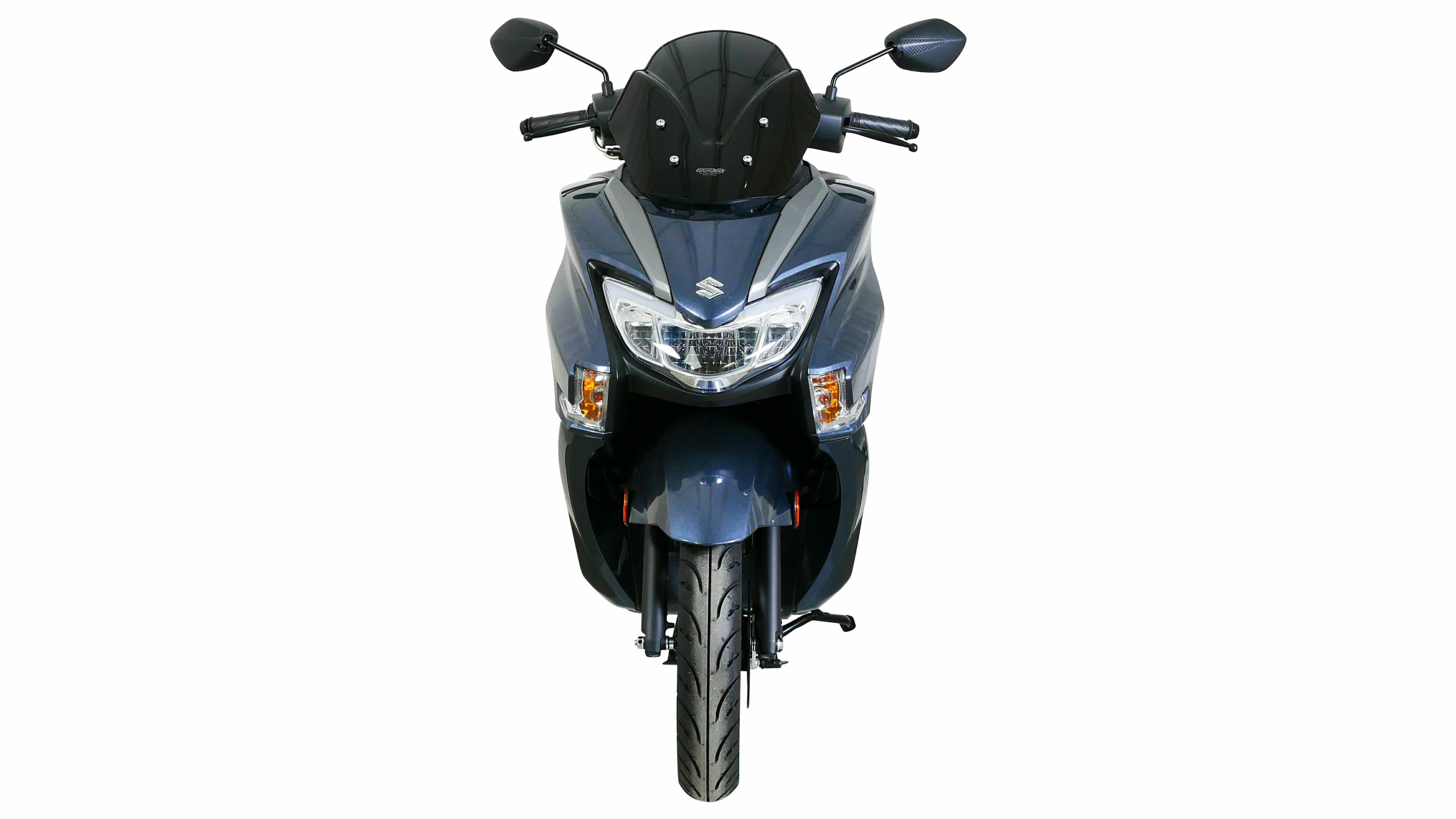 MRA ツーリングスクリーン T ブラック SUZUKI バーグマンストリート125