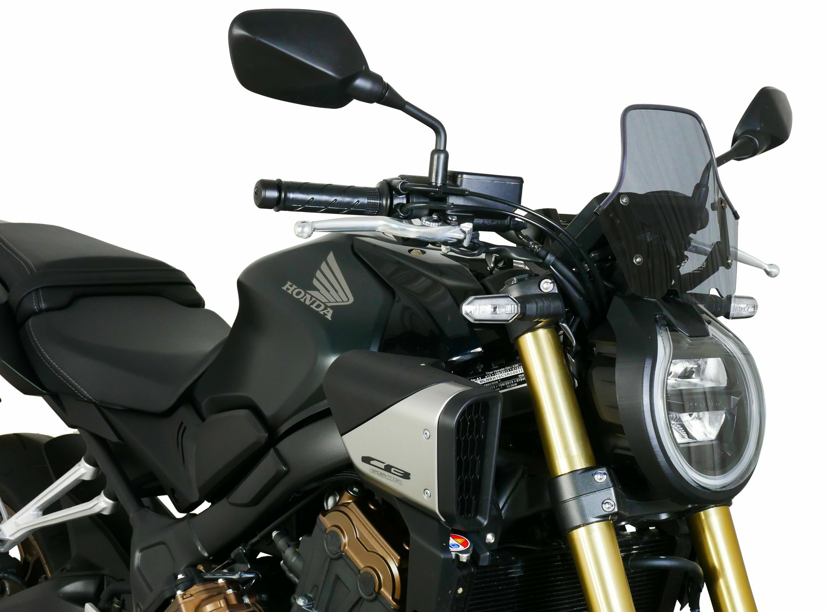 MRA レーシングウィンドスクリーン NRM スモーク HONDA CB650R (2024-)