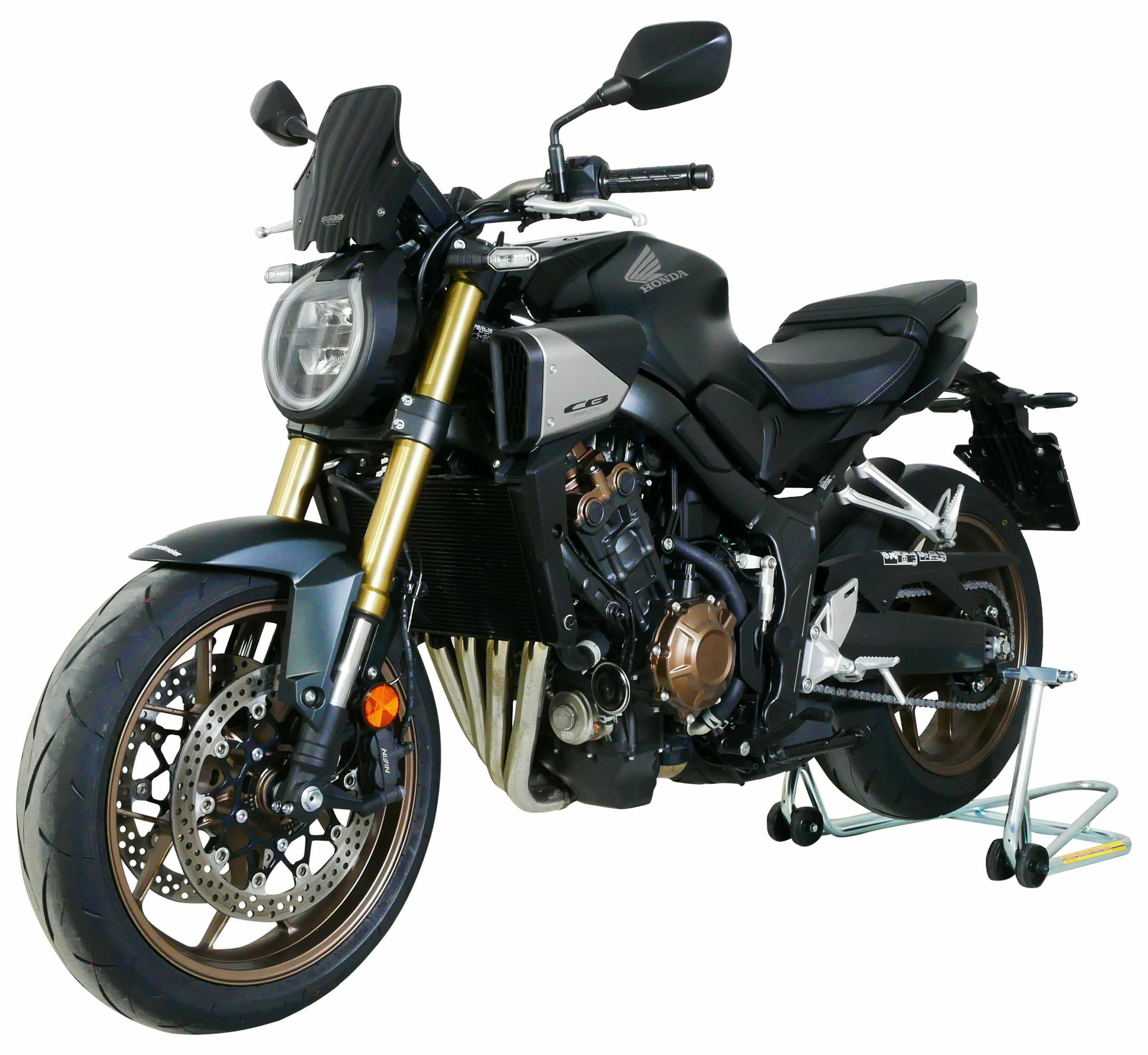 MRA レーシングウィンドスクリーン NRM ブラック HONDA CB650R (2024-)