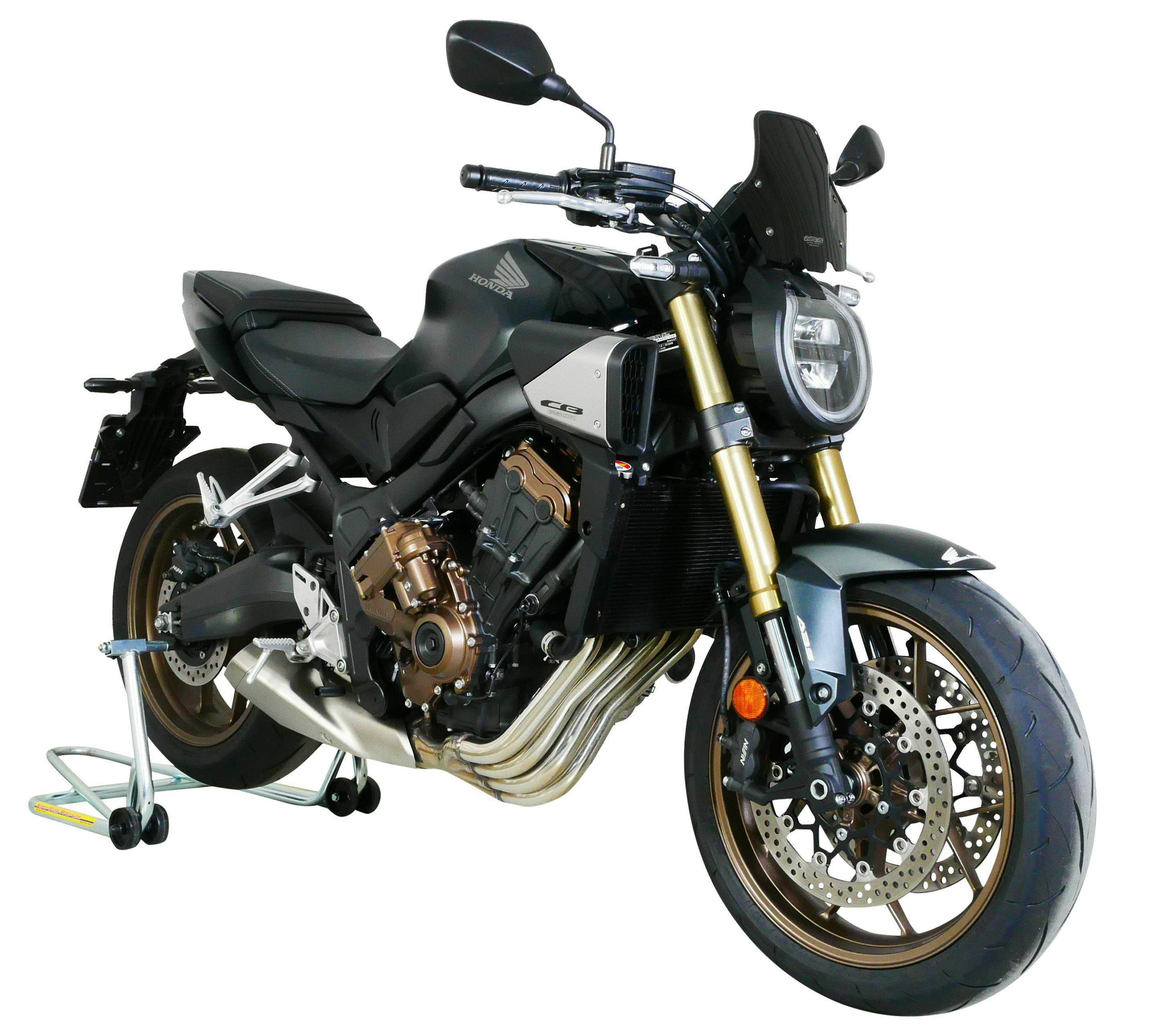 MRA レーシングウィンドスクリーン NRM ブラック HONDA CB650R (2024-)