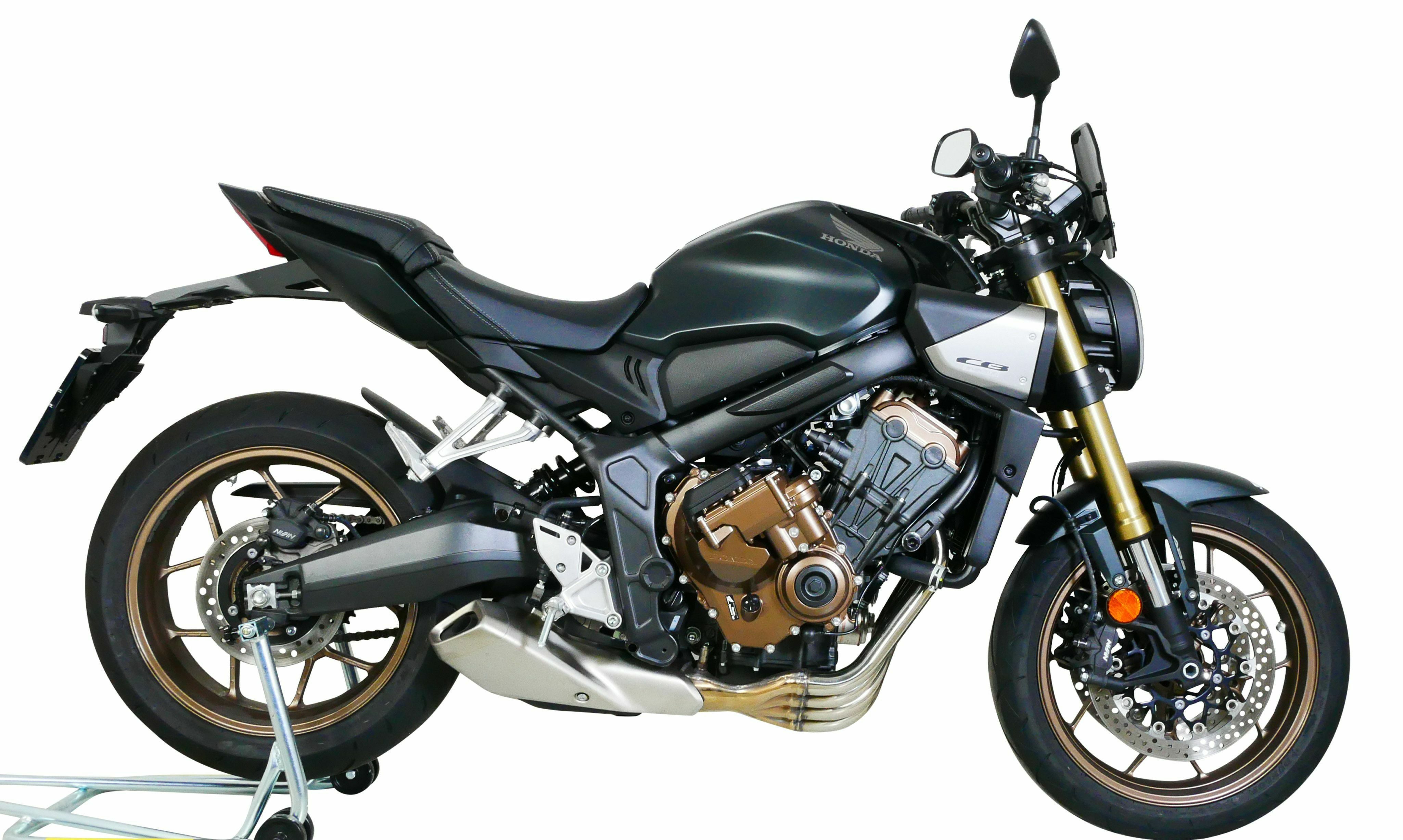 MRA レーシングウィンドスクリーン NRM ブラック HONDA CB650R (2024-)