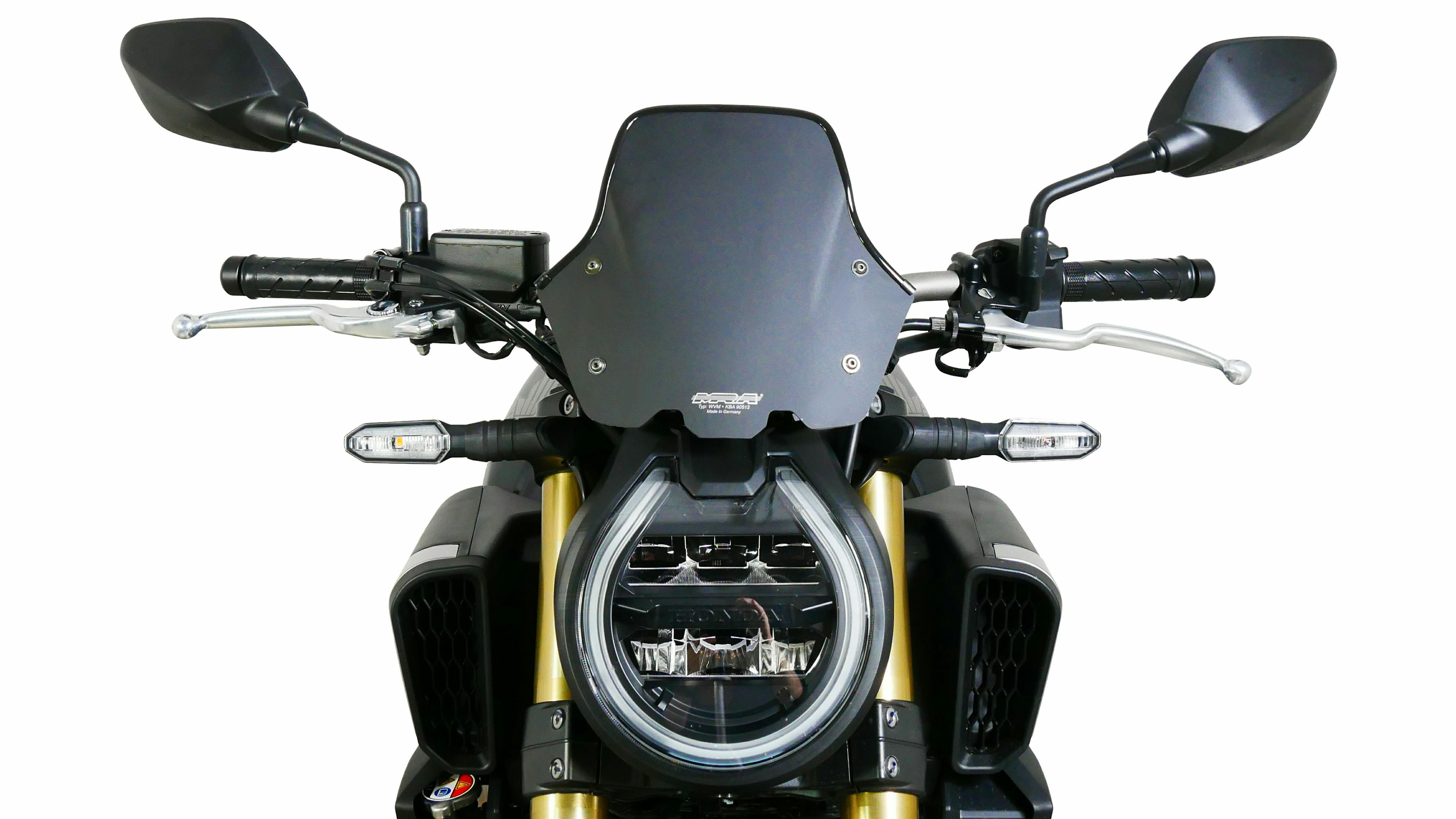 MRA レーシングウィンドスクリーン NRM ブラック HONDA CB650R (2024-)
