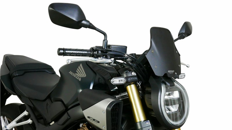 MRA レーシングウィンドスクリーン NRM ブラック HONDA CB650R (2024-)
