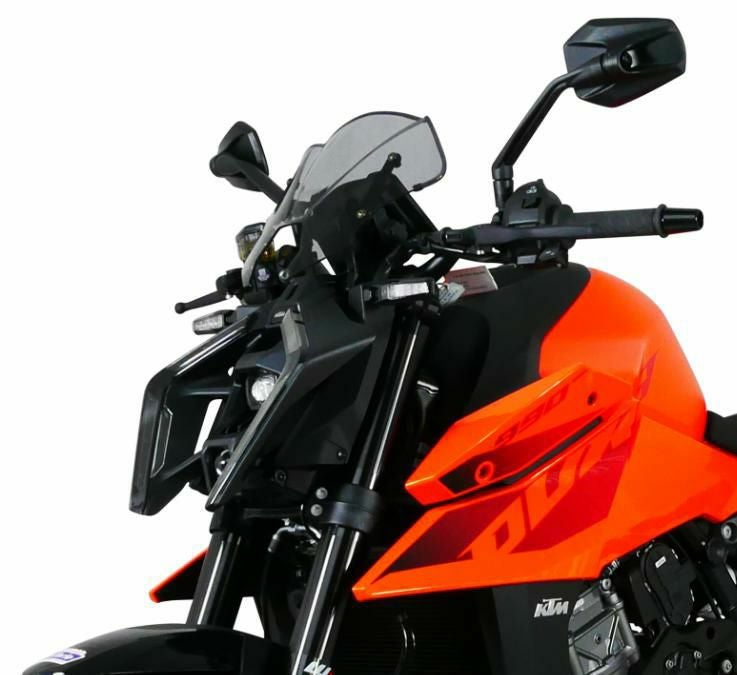 KTM DUKE MRA スクリーン 取り付け金具付き MRA スポーツスクリーン NSPM スモーク KTM 990 DUKE (2024-)
