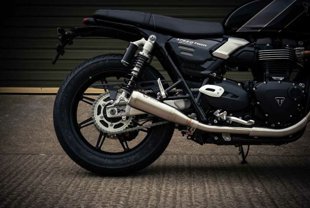 Triumph スピードツイン900 (2017-) スリップオンマフラー Hitchcox