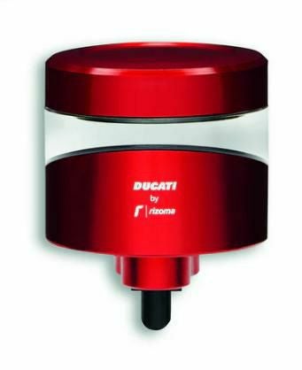 DUCATI Performance アルミ製ブレーキフルードリザーバータンク DUACTI
